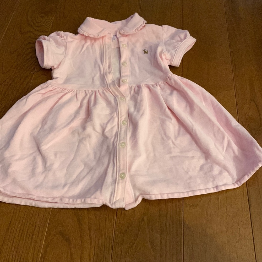 Ralph Lauren size 18mo pink button up dress